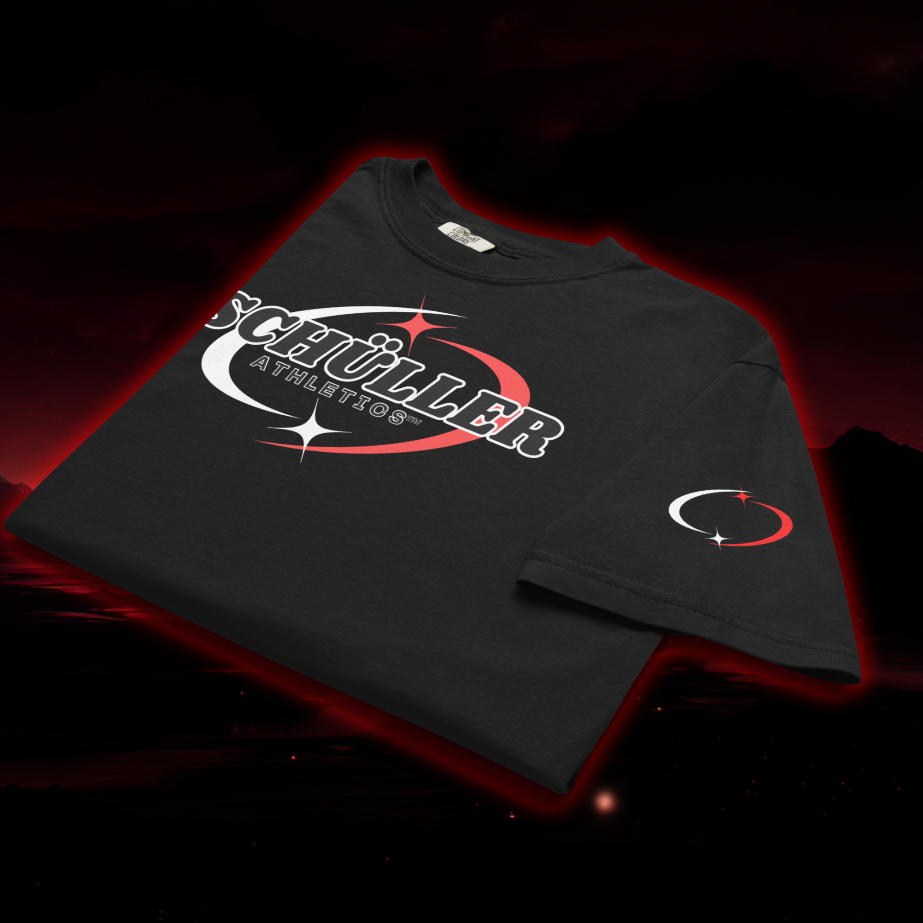 Retro Gym Shirt – Orbit Heavy Logo (Maschina Fit)