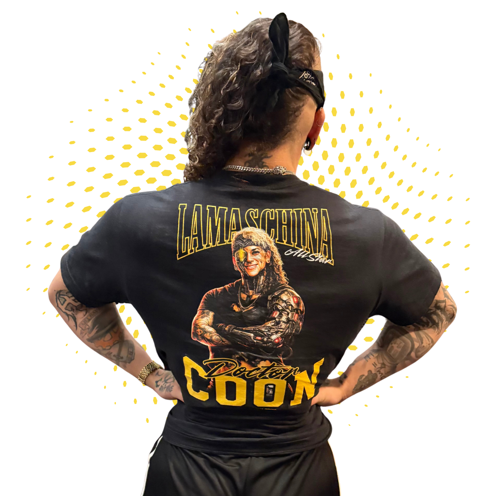 80s Powerlifting Shirt - Dr Coon