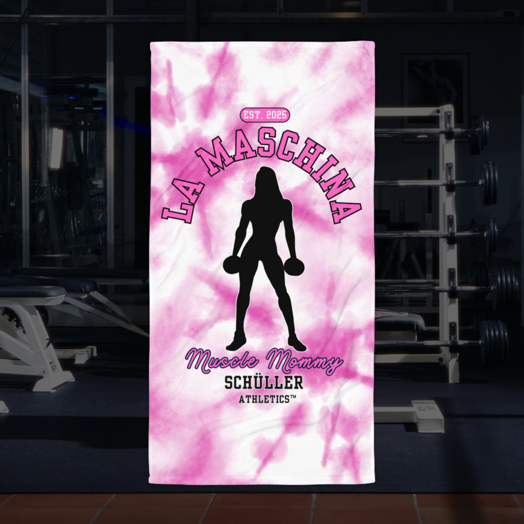 80s Beach Towel – Muscle Mummy Tanja Edition