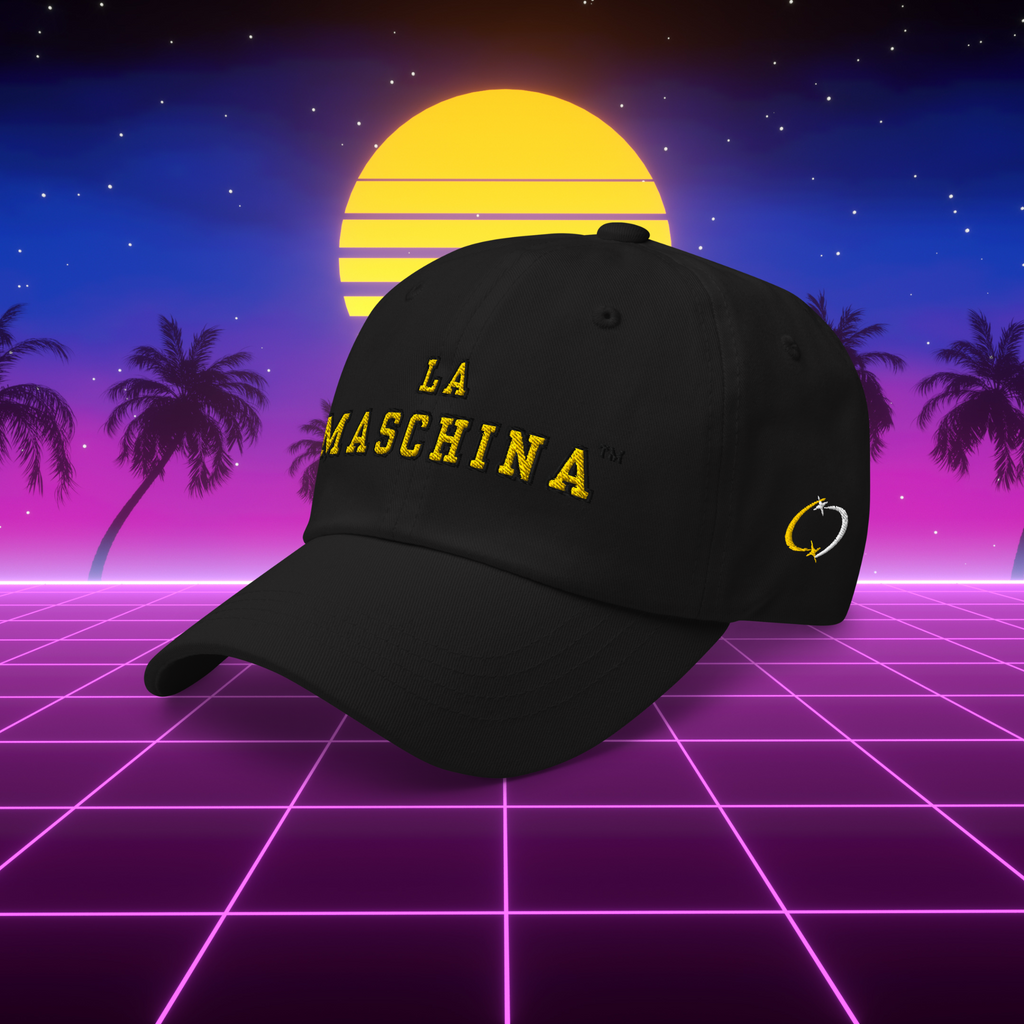 Retro Gym Cap – La Maschina Gold Edition