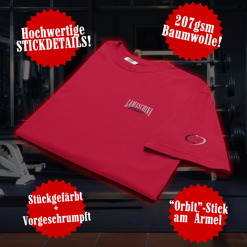 80s Gym Shirt – La Maschina 1986 Fitness (Embroidered)
