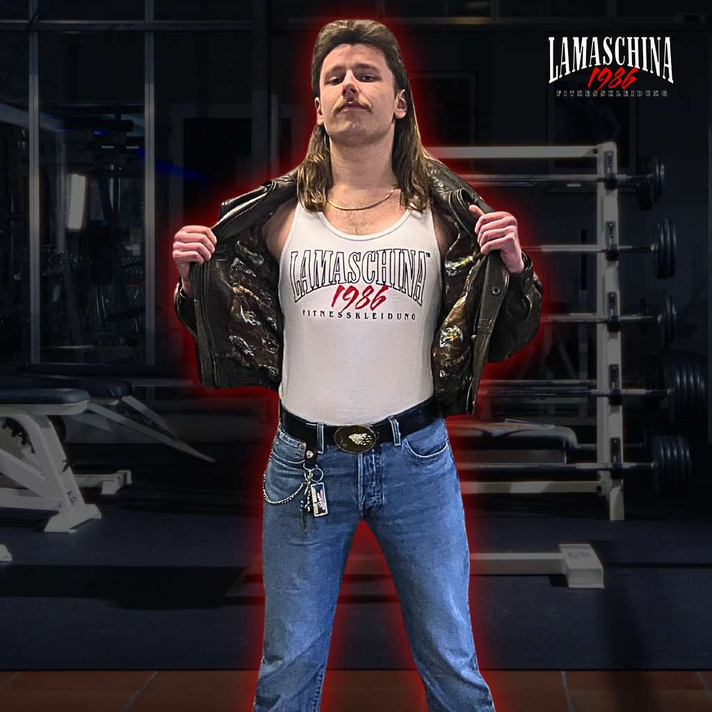80s Bodybuilding Tanktop – La Maschina 1986