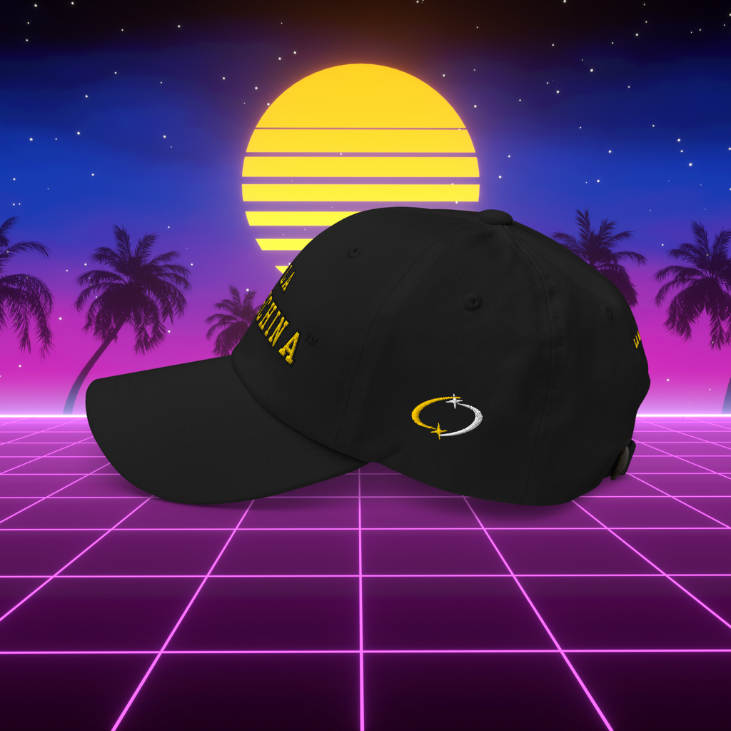 Retro Gym Cap – La Maschina Gold Edition