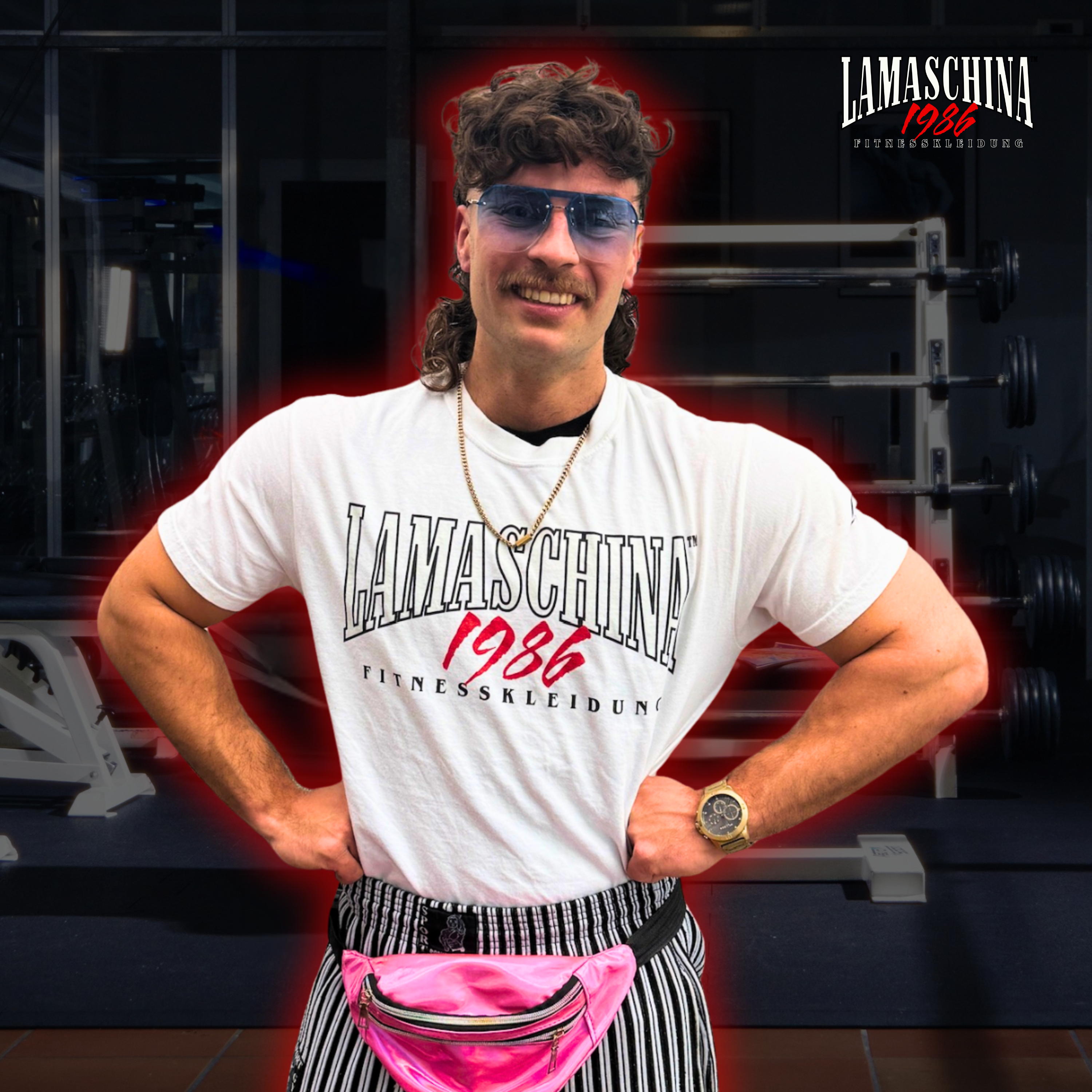 Retro Bodybuilding Shirt – La Maschina 1986 Pump