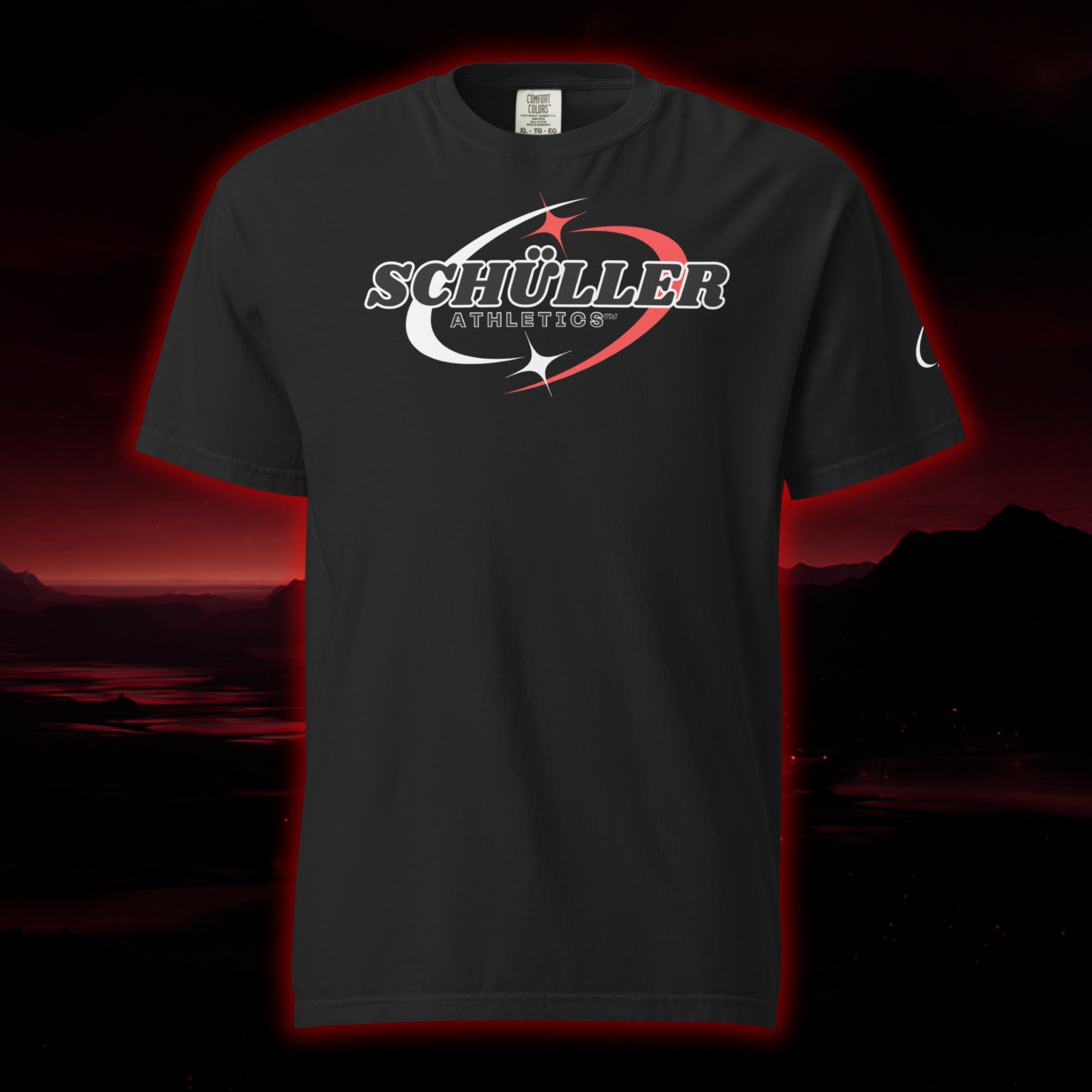Retro Gym Shirt – Orbit Heavy Logo (Maschina Fit)