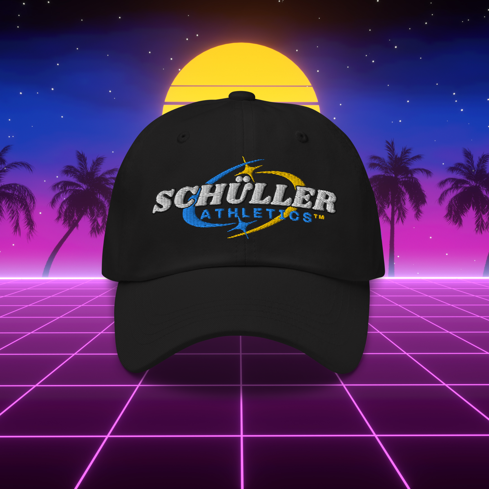 Retro Dad Cap – Orbit Aqua Ulli Edition