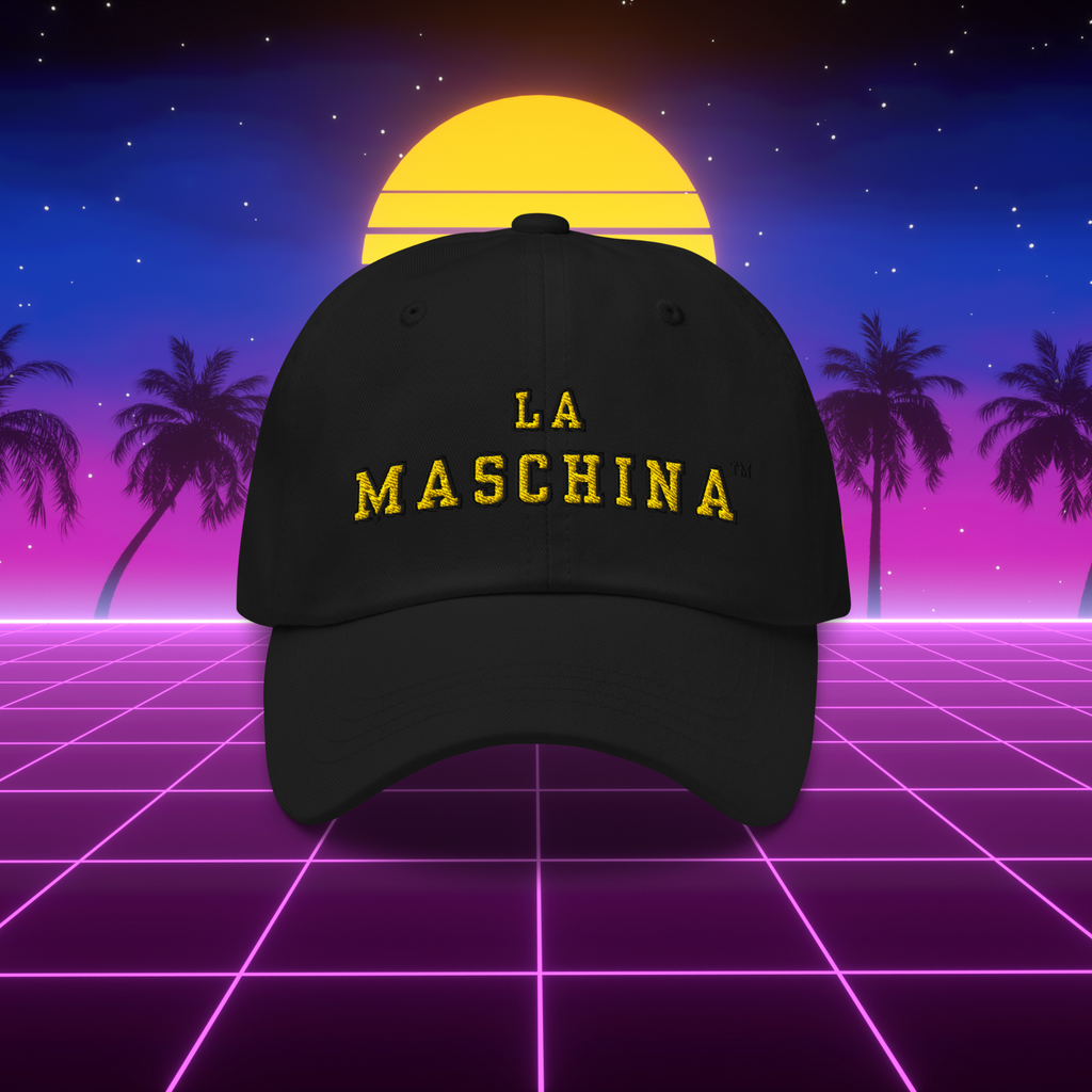 Retro Gym Cap – La Maschina Gold Edition