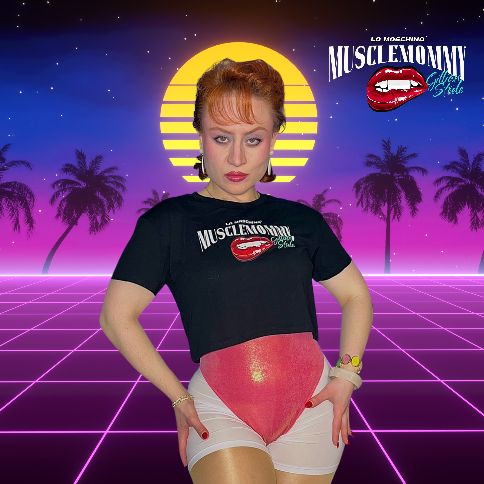 Retro Fitness Crop Top – Muscle Mummy Classic