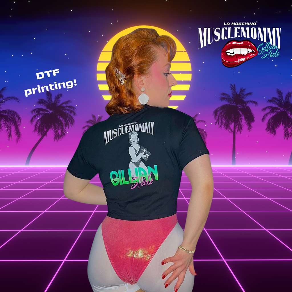 Retro Fitness Crop Top – Muscle Mummy Classic