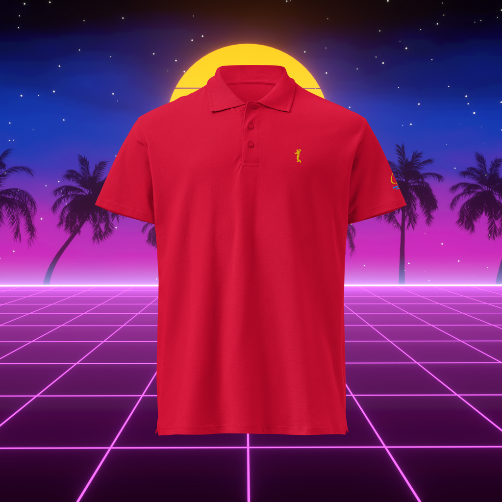 Retro Polo Shirt – Bodybuilding Vintage Style