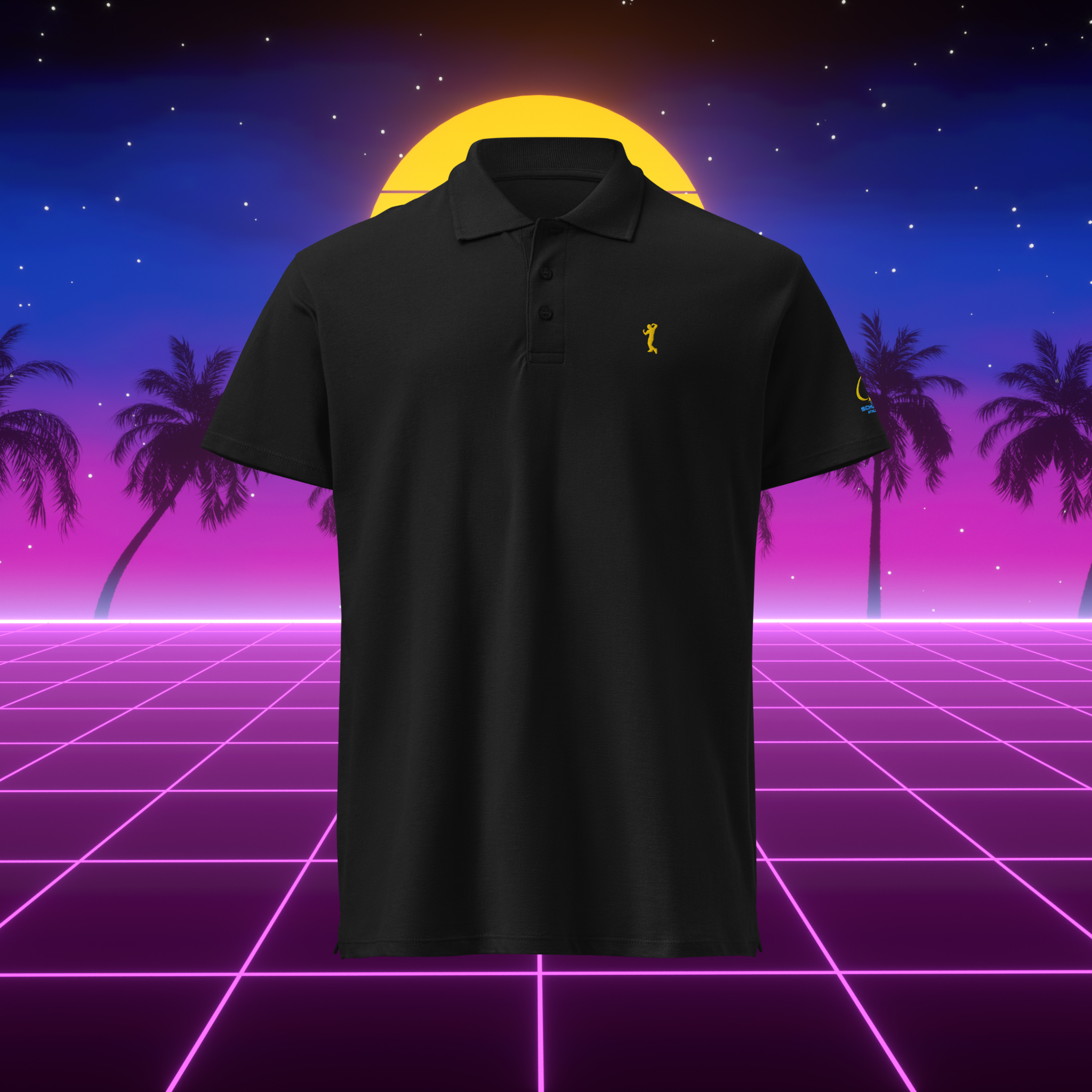 Retro Polo Shirt – Bodybuilding Vintage Style