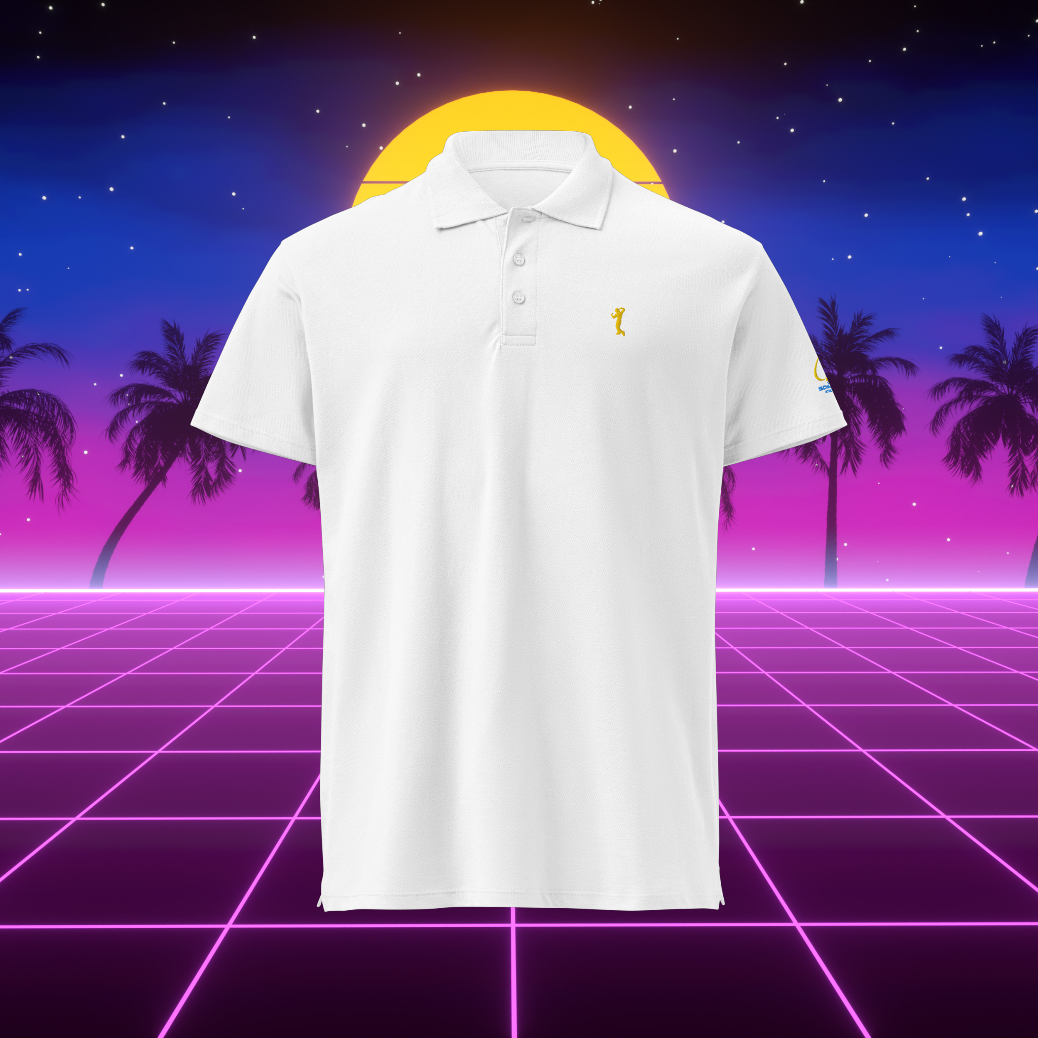 Retro Polo Shirt – Bodybuilding Vintage Style