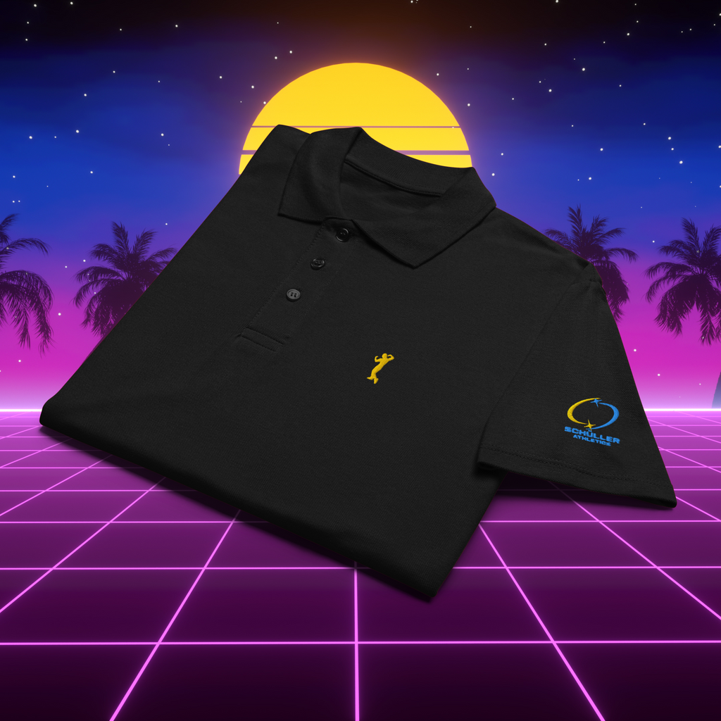 Retro Polo Shirt – Bodybuilding Vintage Style