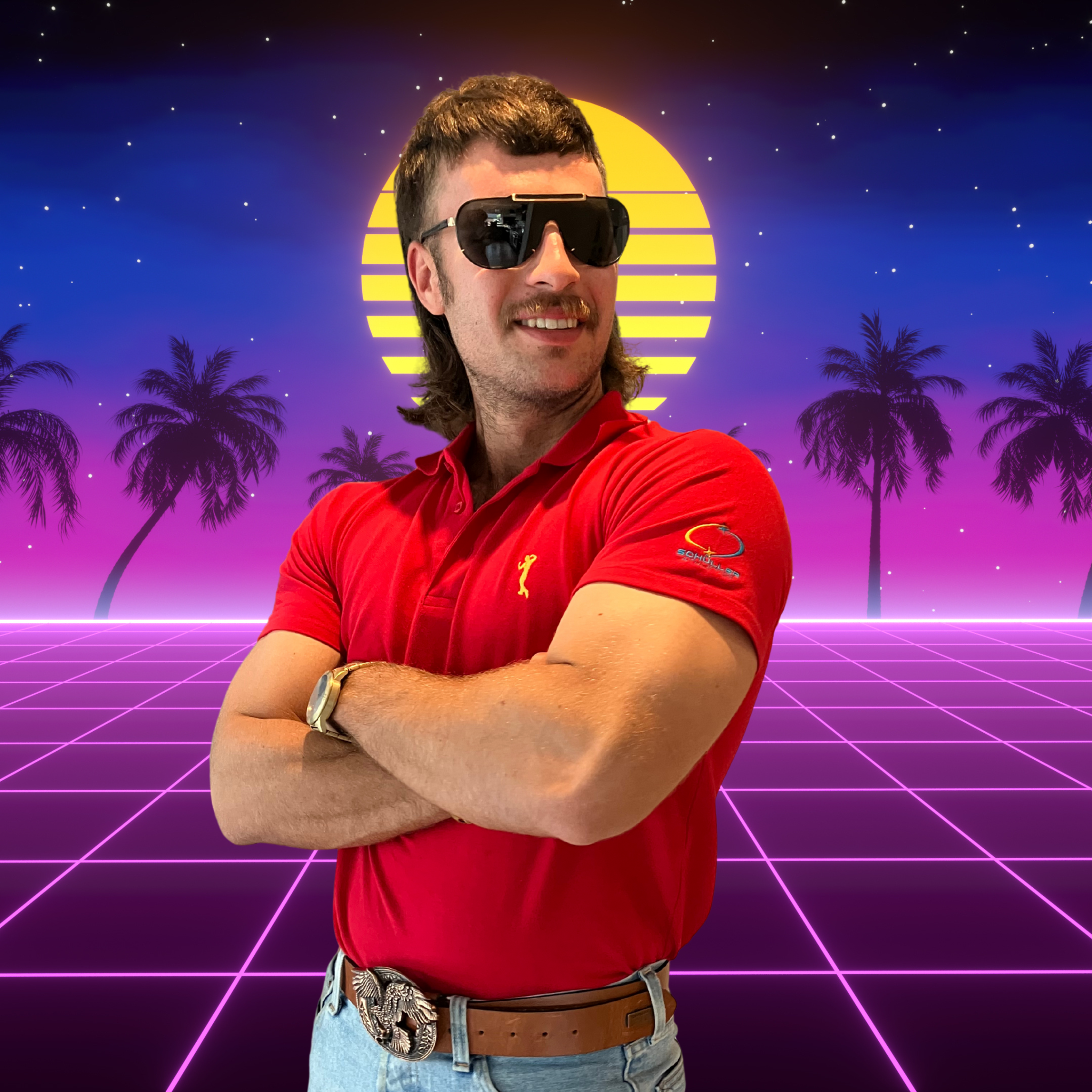 Retro Polo Shirt – Bodybuilding Vintage Style