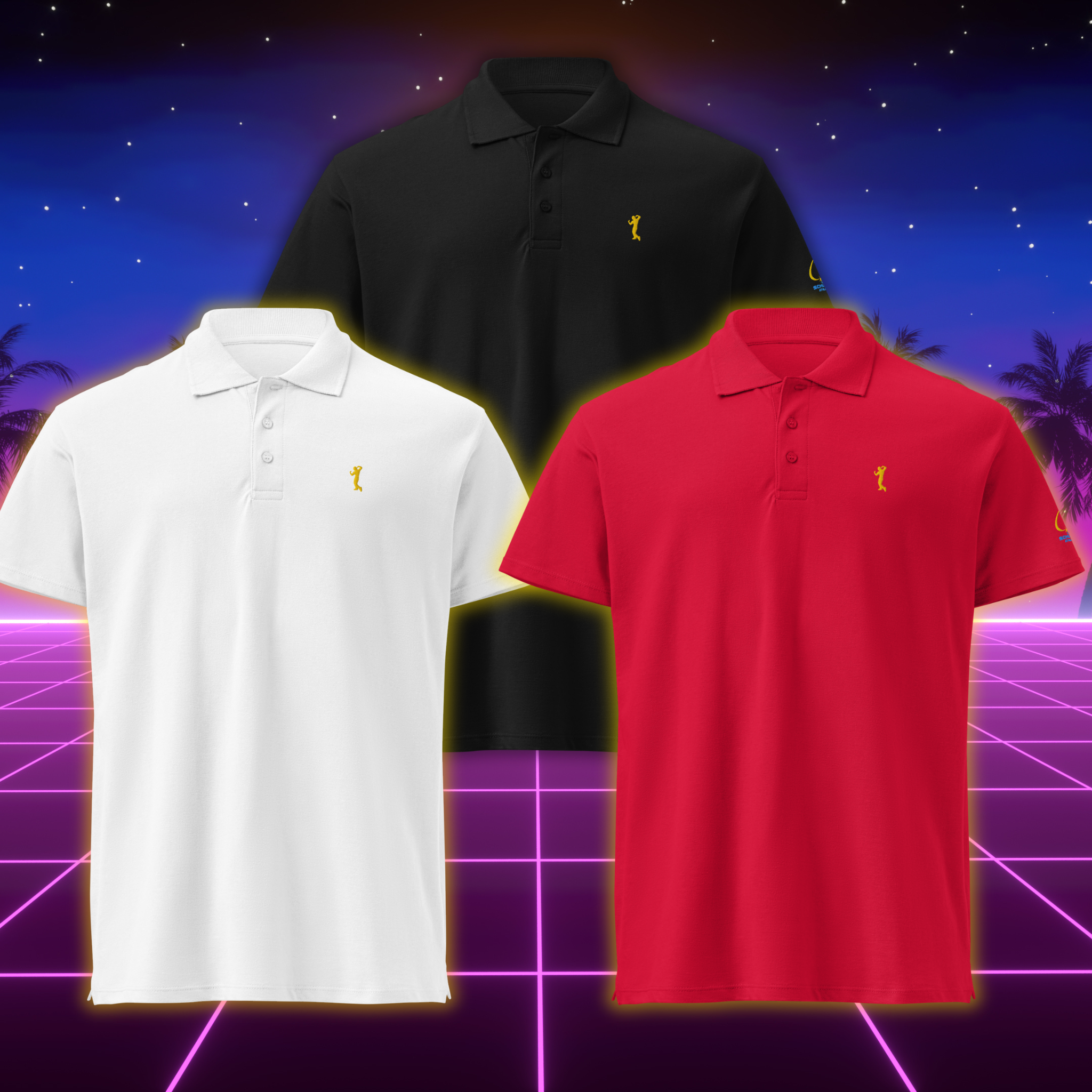 Retro Polo Shirt – Bodybuilding Vintage Style