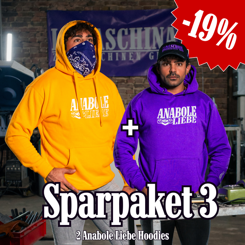 Hoodie Bundle Anabole Liebe - Sparpaket 3